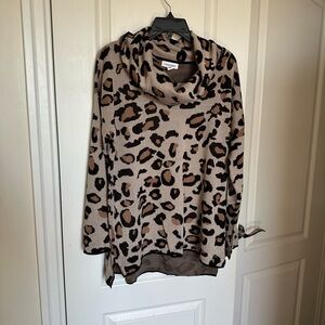 Leopard print sweater
